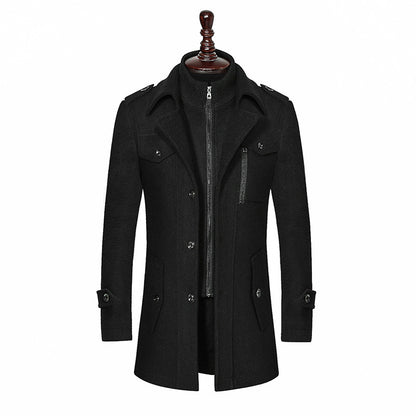 Vincent | Trenchcoat Mit Offenem Kragen