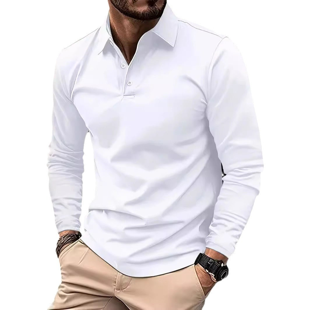 William - Langarm-poloshirt