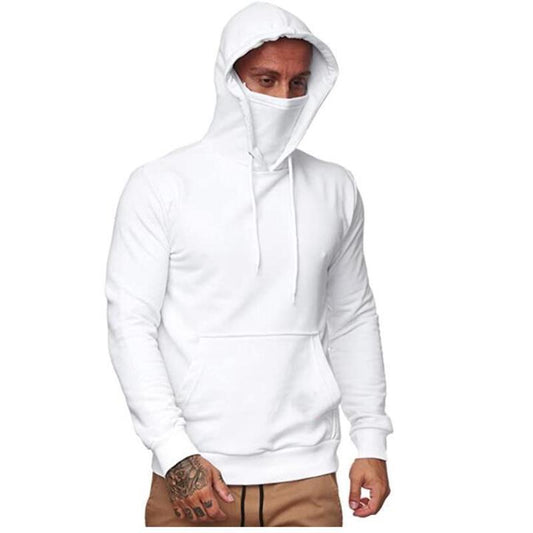 Andrew – Lässiger Kapuzenpullover Mit Gesichtsbedeckung