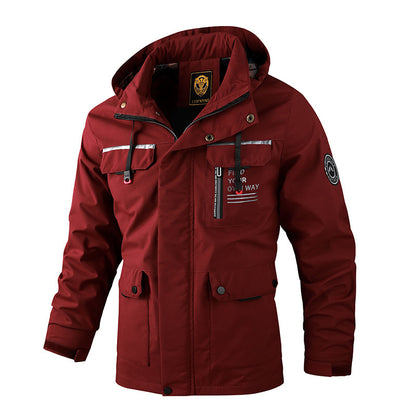 Winterparka Mit Fleecefutter | Winddichte Jacke Mit Kapuze
