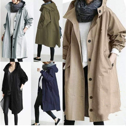 Bellerue – Wasserdichter Trenchcoat Mit Kapuze