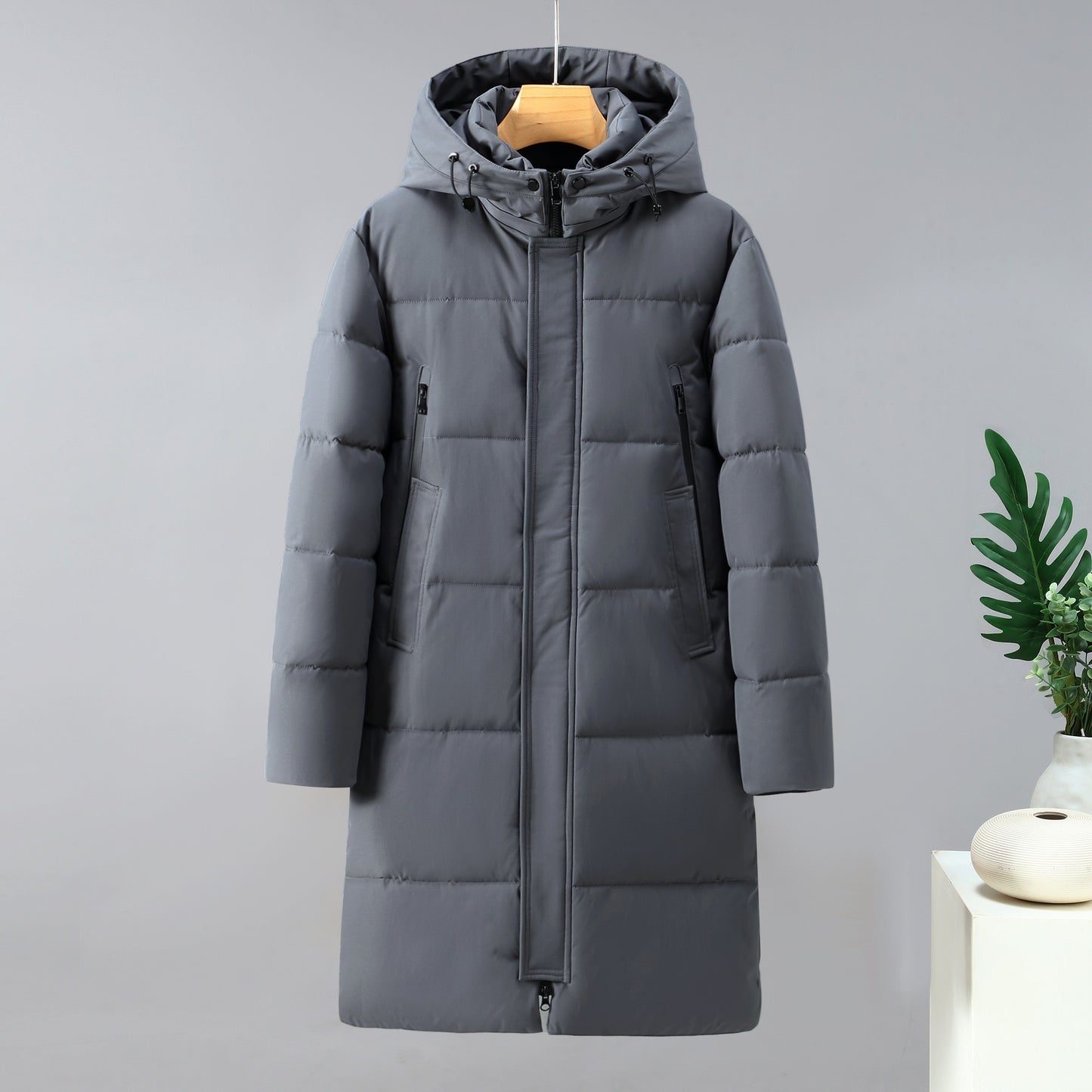 Bailee – Klassische Wind- Und Wasserdichte Parkajacke Mit Dicker Kapuze