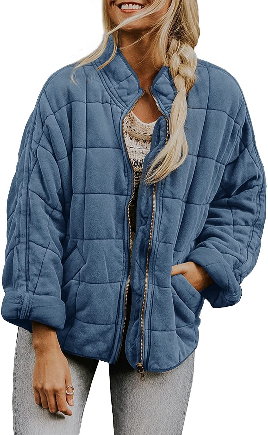 Alena - Lockere Jacke Aus Dicker Baumwolle