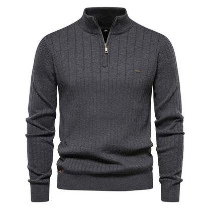 Anthony - Fashionable Sweater With Zipper
