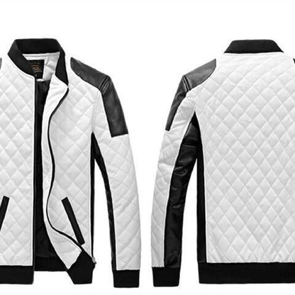 Adrianne - Gepolsterte Motorradjacke Aus Kunstleder