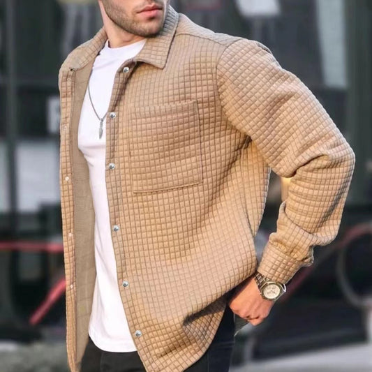 Ryan – Halbformelle Jacke Mit Waffelmuster