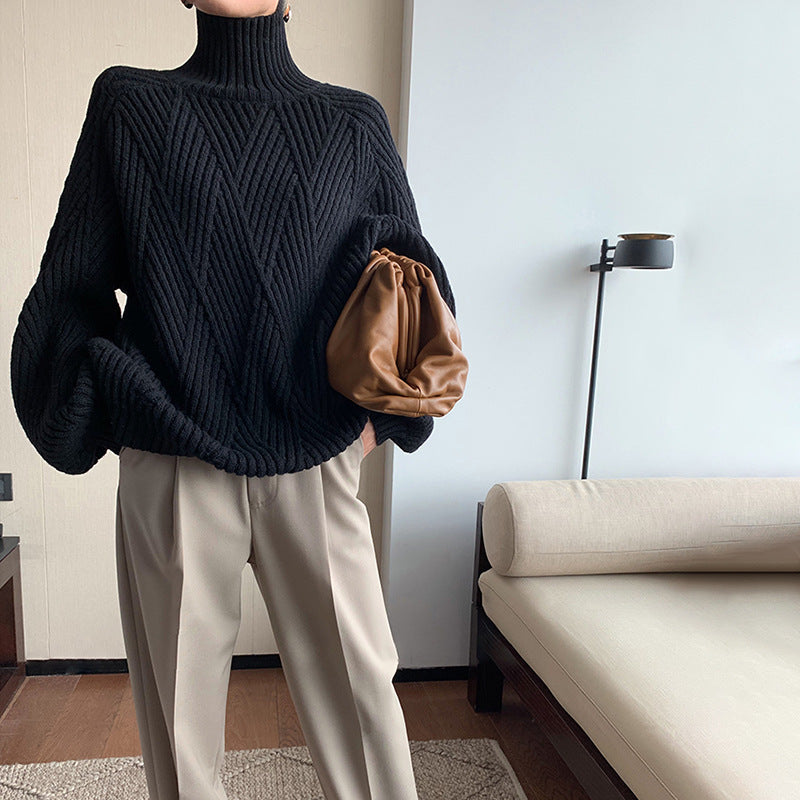 Aria - Eleganter Rollkragenpullover