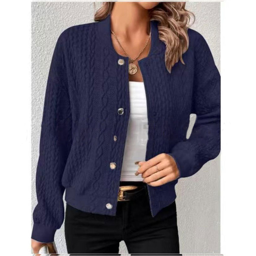 Allison - Grob Gestrickte Strickjacke