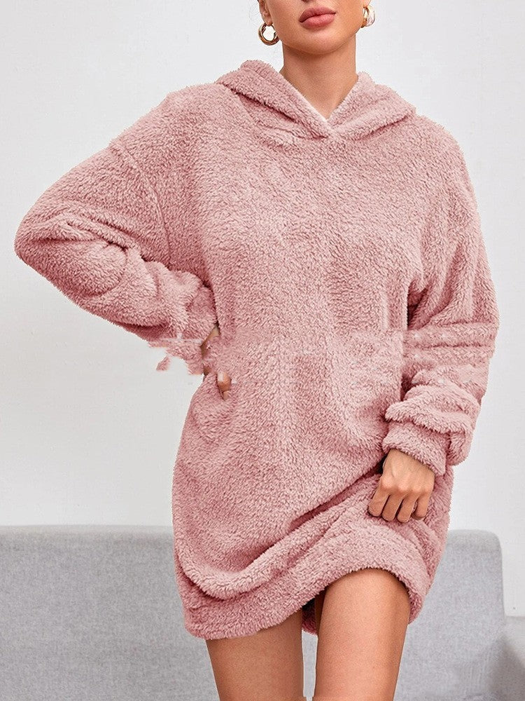 Alora – Weiches Kleid Mit Kapuze