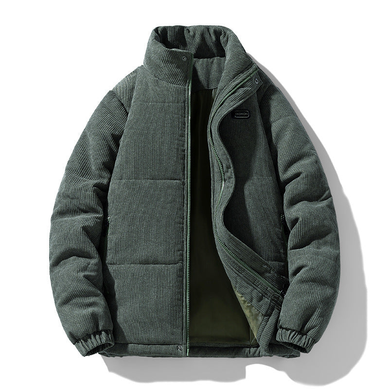 Verno - Herren Cord Pufferjacke