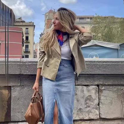 Athena | Damen-trenchcoat In Beige