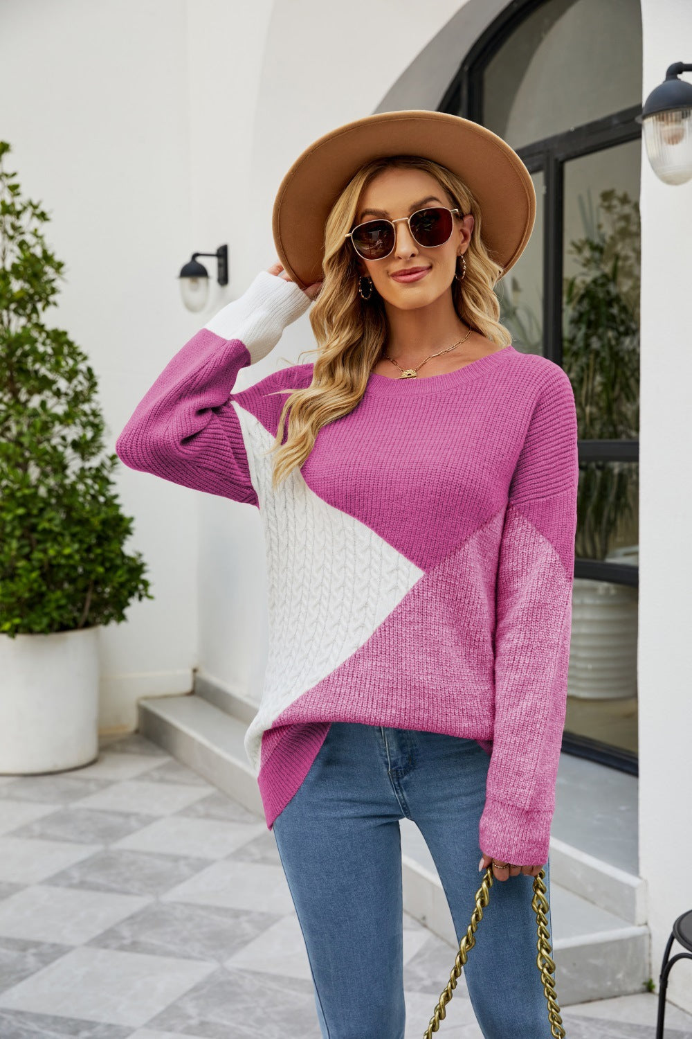 Amosena - Mehrfarbiges Sweatshirt Für Frauen