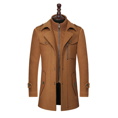 Vincent | Trenchcoat Mit Offenem Kragen