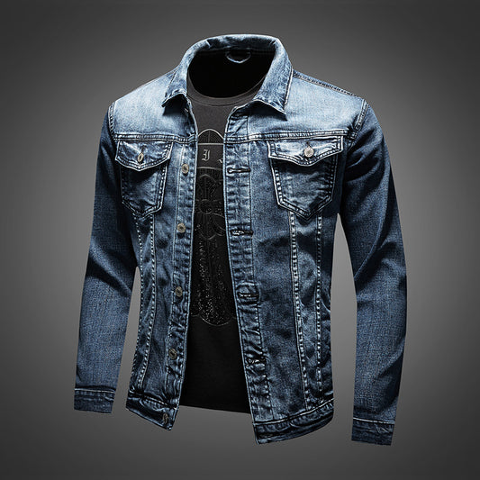 Zeitlose Herren Denim-jacke – Viggo