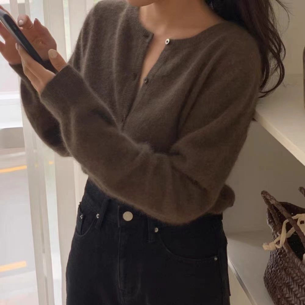 Aliana – Kuschelige Strickjacke Mit Offener Vorderseite