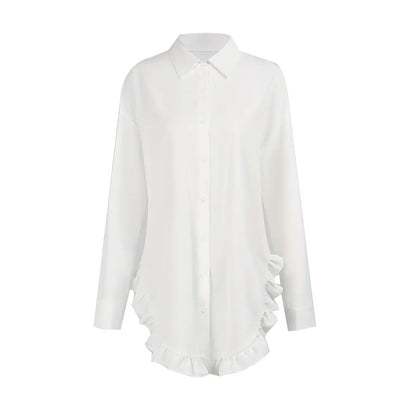 Aria – Bluse Mit Rüschensaum Für Den Frühling