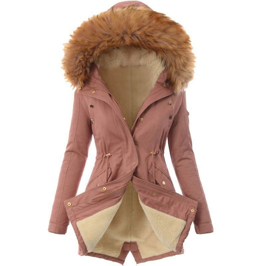 Caramel - Gepolsterte Jacke Mit Warmem Plüschfutter