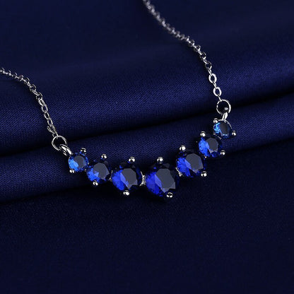 Paulina - 925 Sterling Moissanit Halskette