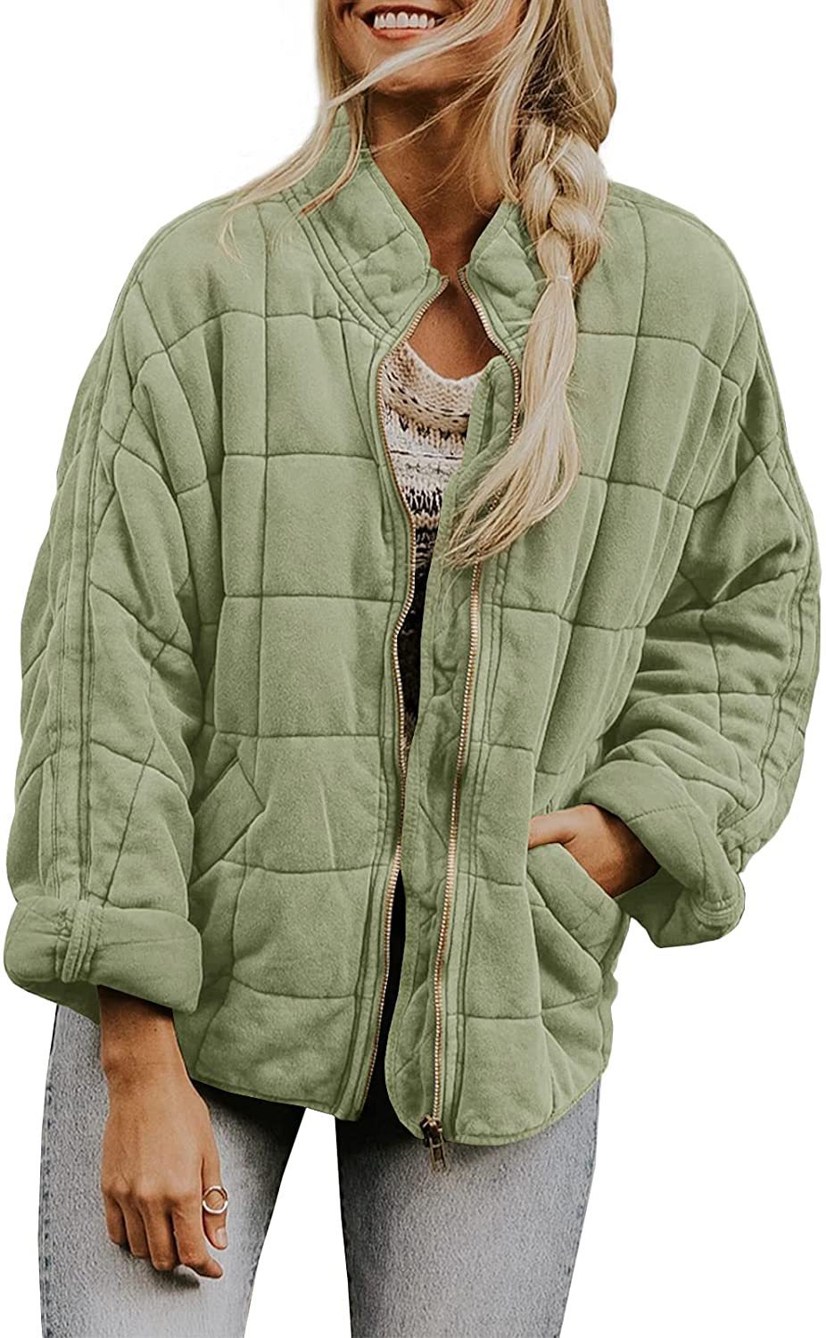 Alena - Lockere Jacke Aus Dicker Baumwolle