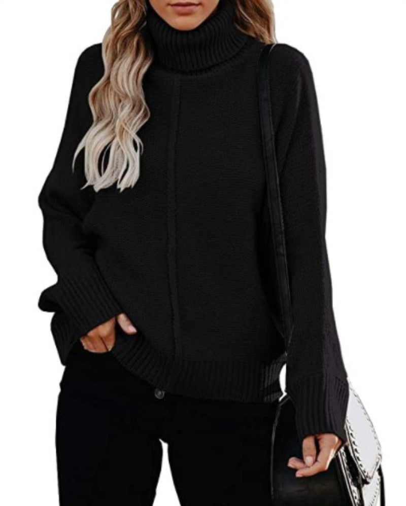 Ada – Rollkragenpullover Mit Schnürsenkeln