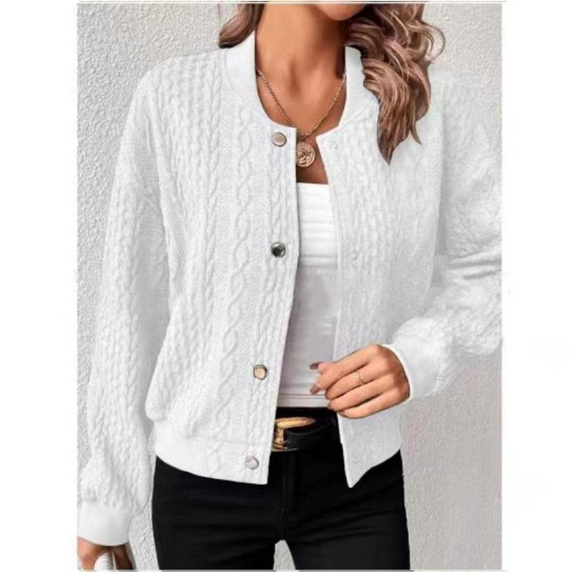 Allison - Grob Gestrickte Strickjacke