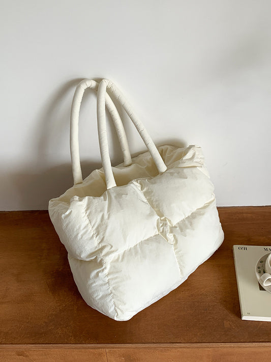 Aurora - Stilvolle Puffer Schultertasche