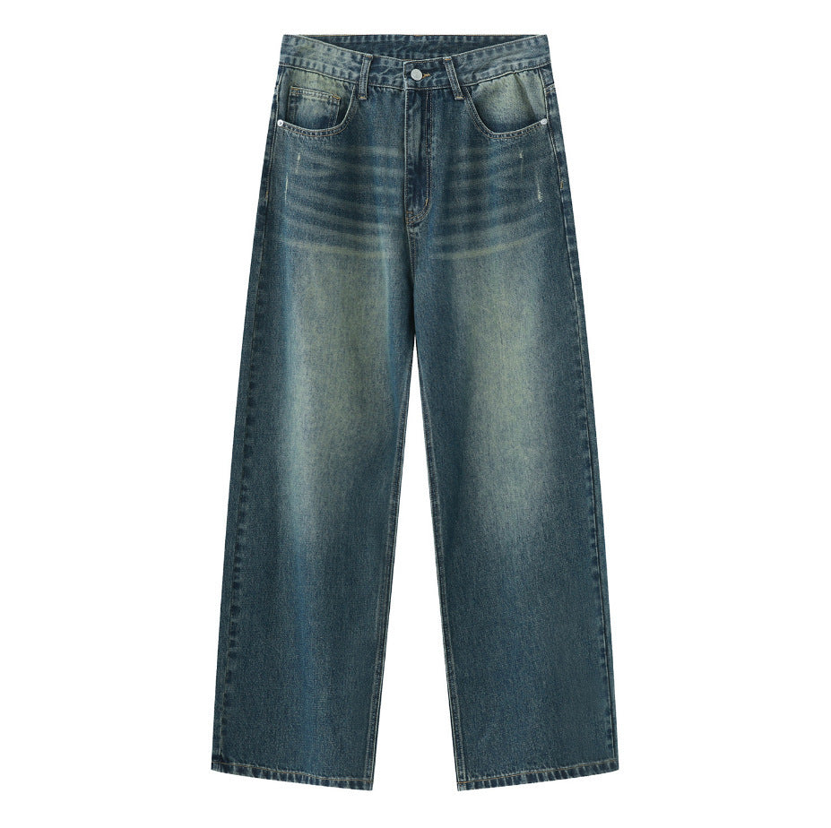 Weldon - Gewaschene Retro Weite Jeans