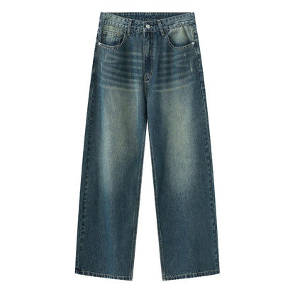 Weldon - Gewaschene Retro Weite Jeans